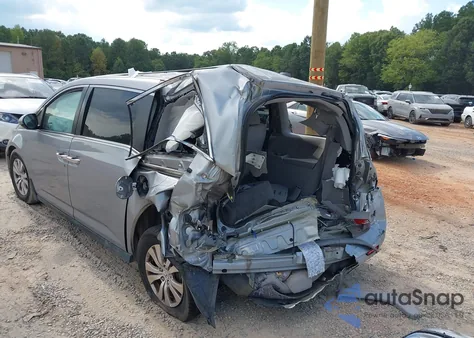 2016 Honda Odyssey Se from USA, damaged, VIN 5FNRL5H3XGB164992